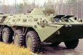 вездеход бтр в лесу