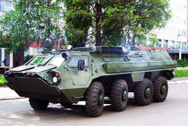 Вариант БТР-70 без головной башни